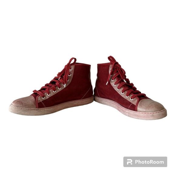 Marc Jacobs suede distressed sneakers size 9 pre owned - Picture 6 of 13